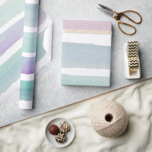Cadeau Papier d'emballage brillant Couleurs pastel