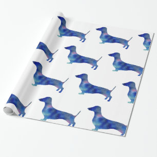 Cadeau Papier d'emballage brillant Dachshund, 76 cm x 1,8