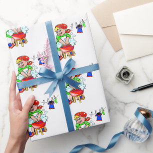 Cadeau Papier d'emballage brillant Services de femme de m