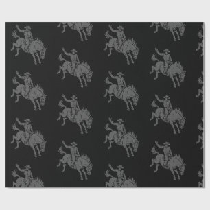 Cadeau papier d'emballage bronco