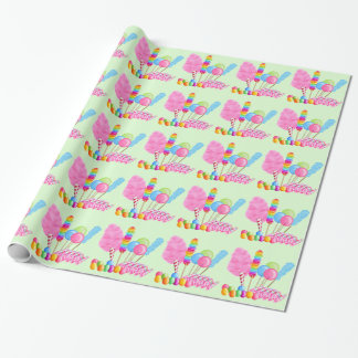 Cadeau Papier d'emballage Candy Circus - vert