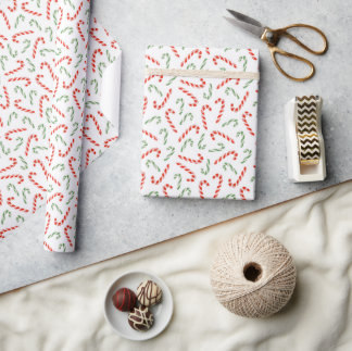 Cadeau Papier d'emballage Cannelle