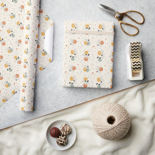 Cadeau Papier d'emballage Citrus Joyeux (Artisanat)