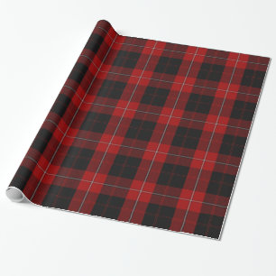 Cadeau Papier d'emballage classique de plaid de tartan de