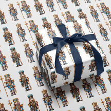 Papier d'emballage classique pour casse-noisette