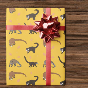Cadeau Papier d'emballage Coatis