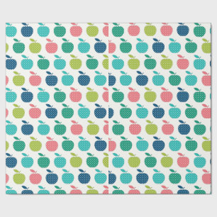Cadeau Papier d'emballage coloré d'Apple
