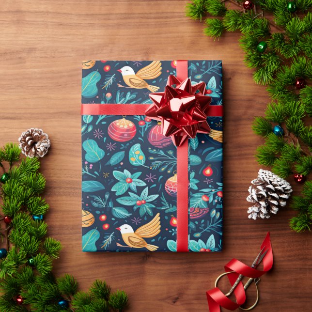 Cadeau Papier d'emballage coloré festif (Cadeau de vacances)