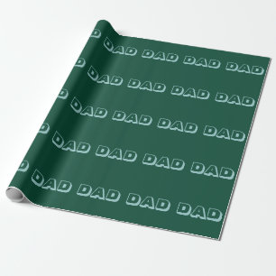 Cadeau Papier d'emballage coloré par vert