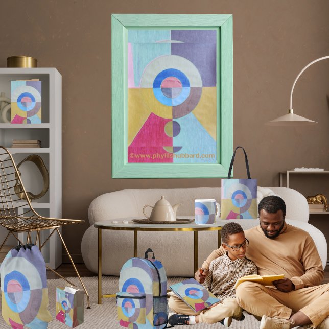 Cadeau Papier d'emballage concentrique (Get the full "Concentric" collection at: https://bit.ly/SmartArtZazzle. )