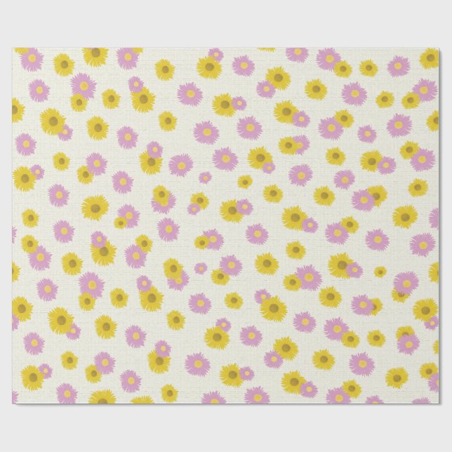 Cadeau Papier d'emballage Daisy (Plat)
