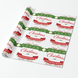 Cadeau Papier d'emballage d'amant de hip hop de Noël