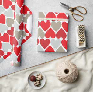Cadeau Papier d'emballage d'amour