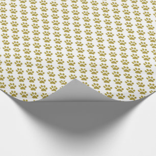 Cadeau Papier d'emballage d'amoureux des chiens blanc