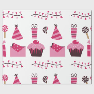 Cadeau Papier d'emballage d'anniversaire