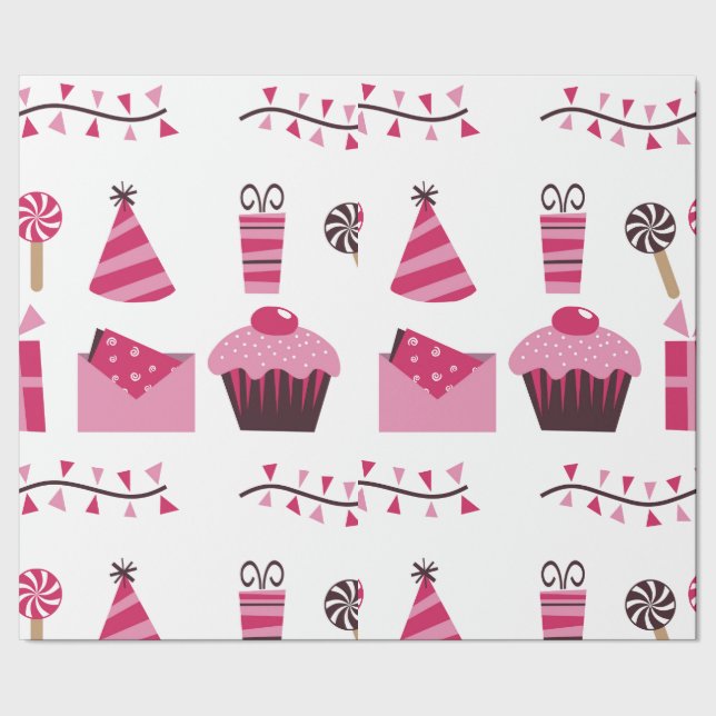 Cadeau Papier d'emballage d'anniversaire (Couture)