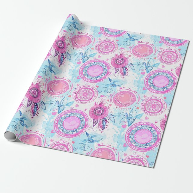 Cadeau Papier d'emballage d'anniversaire amusant (Déroulé)