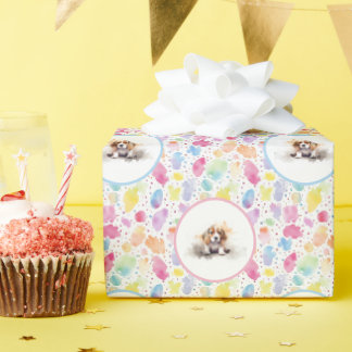 Cadeau Papier d'emballage d'anniversaire beagle