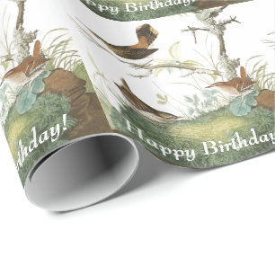 Cadeau Papier d'emballage d'anniversaire d'animaux