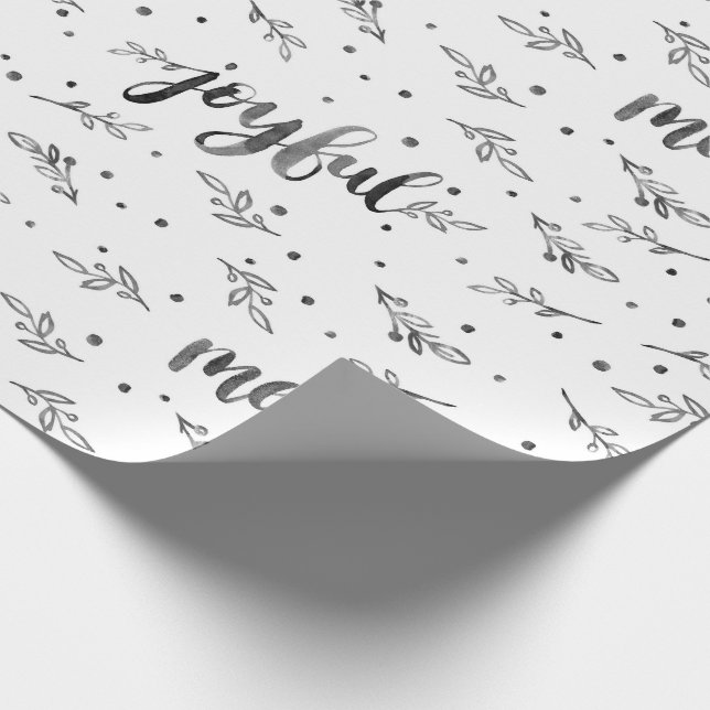 Cadeau Papier d'emballage d'aquarelle joyeuse (Coin)