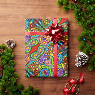 Cadeau Papier d'emballage d'art cellulaire