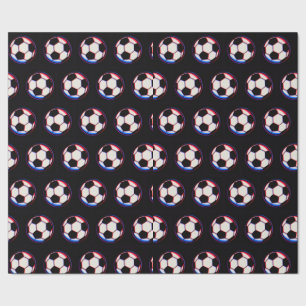 Cadeau Papier d'emballage de ballon de football gras