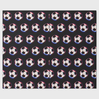Cadeau Papier d'emballage de ballon de football gras