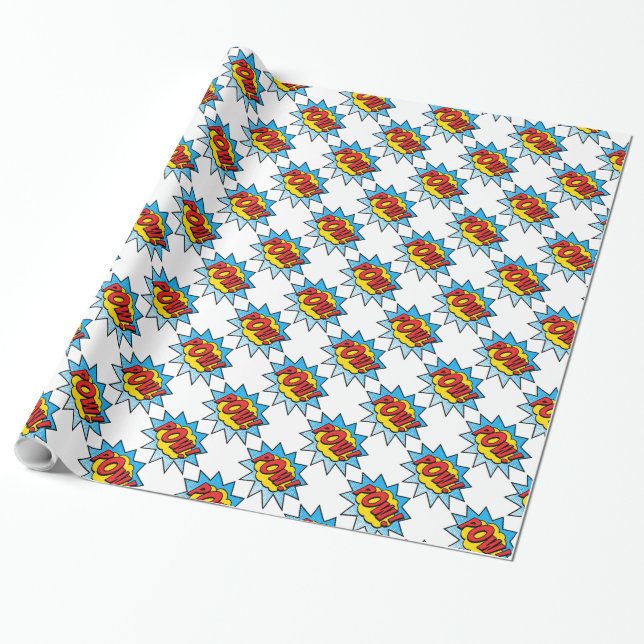 Cadeau Papier d'emballage de bande dessinée (Déroulé)