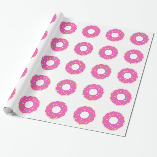 Cadeau Papier d'emballage de beignet (Déroulé)