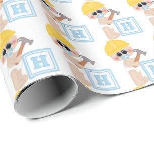 Cadeau Papier d'emballage de bloc de construction pour bé