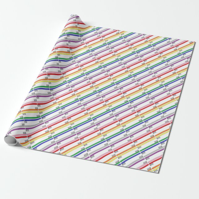 Cadeau Papier d'emballage de brosses à dents (Déroulé)
