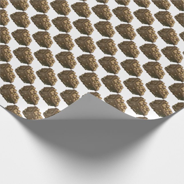 Cadeau Papier d'emballage de "brownie" de fondant (Coin)
