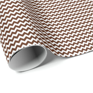 Cadeau Papier d'emballage de brun et blanc petit de