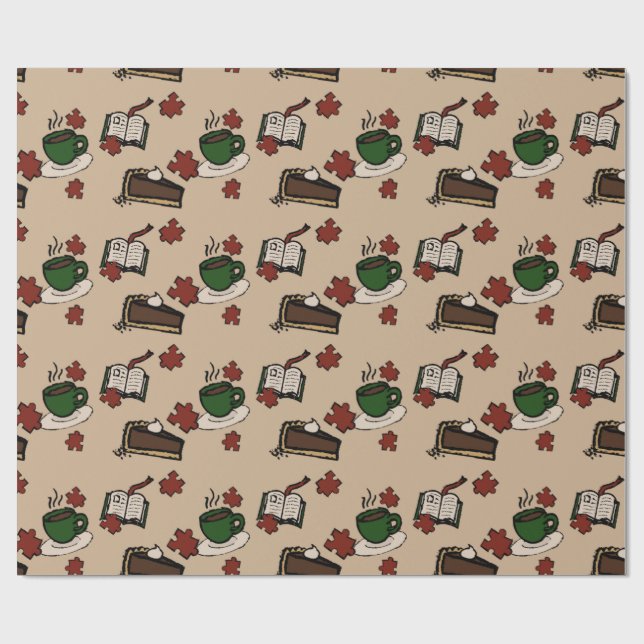 Cadeau Papier d'emballage de café (Plat)