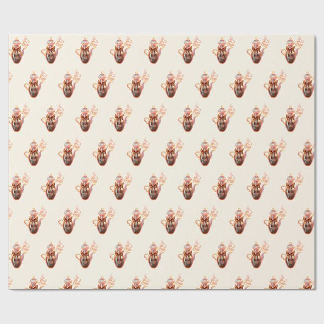 Cadeau Papier d'emballage de café (Plat)