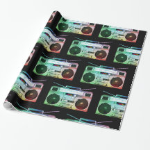 Papier d'emballage de caisson de basses, hip hop