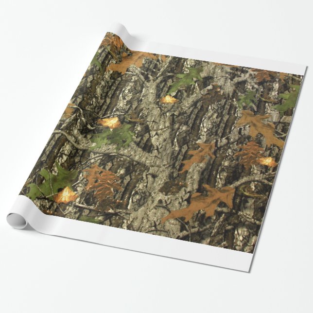 Cadeau Papier d'emballage de Camo de chasse (Déroulé)