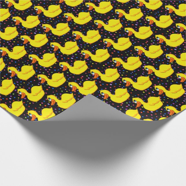 Cadeau Papier d'emballage de canard jaune (Coin)