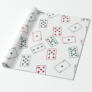 Cadeau Papier d'emballage de cartes de jeu