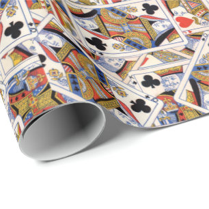 Cadeau Papier d'emballage de cartes de jeu