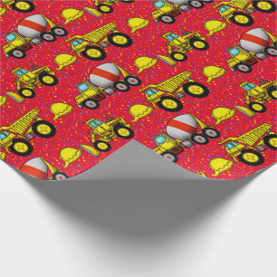 Cadeau Papier d'emballage de chantier de construction