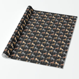 Cadeau Papier d'emballage de chevaux de Saddlebred Gaited