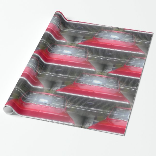 Cadeau papier d'emballage de Chevy du ` 72 (Déroulé)