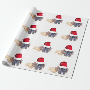 Cadeau Papier d'emballage de chien de boxeur de Noël