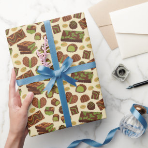 Cadeau Papier d'emballage de chocolat de Dubaï, bonbon pi