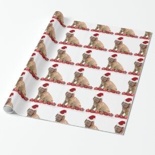 Cadeau Papier d'emballage de Christmas Dogue de Bordeaux