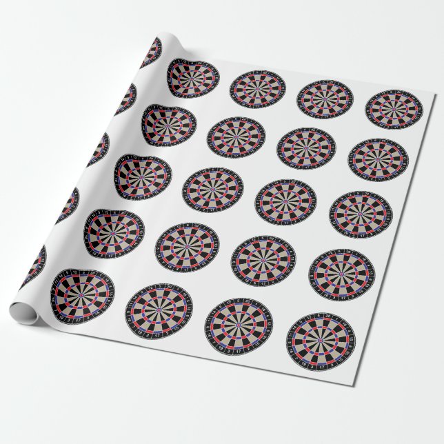 Cadeau Papier d'emballage de cible (Déroulé)