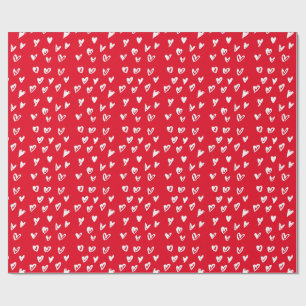 Cadeau Papier d'emballage de coeurs de Sharpie