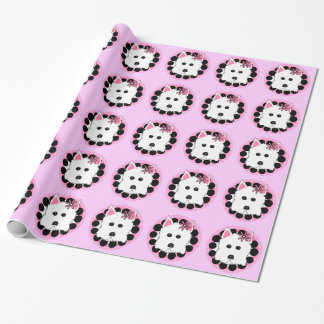 Cadeau Papier d'emballage de conception de chien de