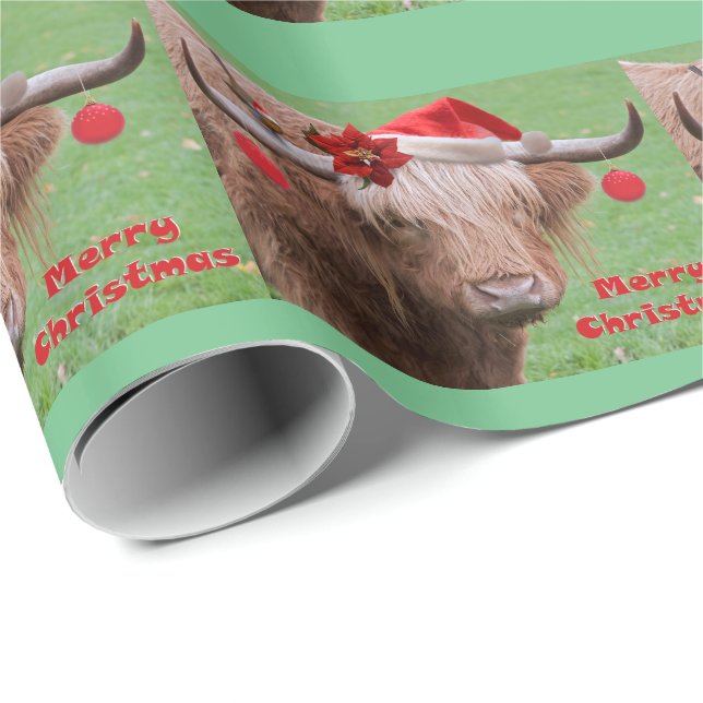 Cadeau Papier d'emballage de copains de Noël (Coin rond)